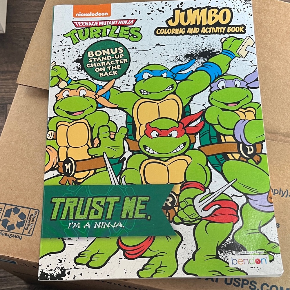 Nickelodeon Teenage Mutant Ninja Turtles Jumbo Coloring and Activity Book